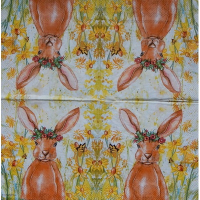 Ambiente obrúsky Zajíček 33x33cm