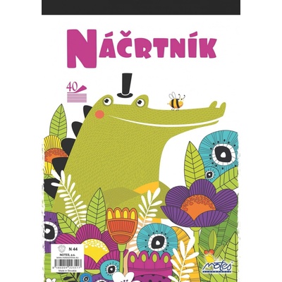NOTES Náčrtník N44 A4 40listov