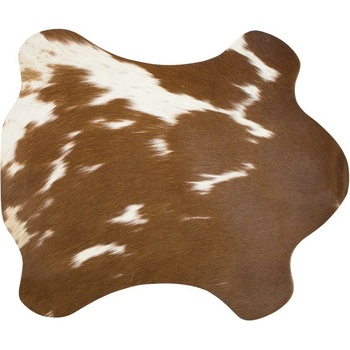 Mars & More Prestieranie z hovädzej kože hnedá / biela 30x48x1cm