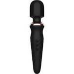 Passion Labs Вибро масажор медицински силикон "agata black" 23 см