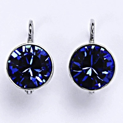 Čištín se Swarovski krystalem saphire NK 1347