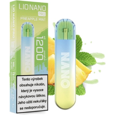 Lio Nano PRO Pineapple Mint 16 mg 1200 poťahov