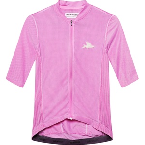 CafÉ du cycliste Дамска фланелка с къс ръкав за колоездене CAFÉ DU CYCLISTE Women's Angeline Cycling jersey - Cold Dye Ultra Violet - размер XS (156-3102-0111)