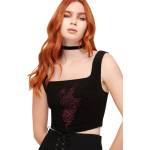 KILLSTAR дамски корсет (топ) KILLSTAR - Snakeheart - Black/Purple - KSRA014258