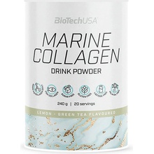 BiotechUSA Marine Collagen citrón/zelený čaj 240 g
