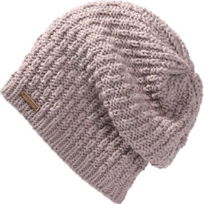 Pletex pletená čepice s fleecovou podšívkou L488 Kávová