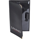 LEGEND Leather scorecard holder черно, бяло (gle6410650)