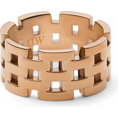 Daniel Wellington Designový bronzový prsten z oceli 5-Link DW0040097