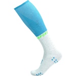 Compressport Компресионни чорапи Compressport Full Socks Oxygen Compression socks - Norse Blue / Neon Green - размер T4 (201-8588-0414)