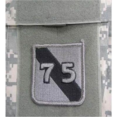 MILITARY RANGE Nášivka 75th INFANTRY DIVISION VELCRO - FOLIAGE