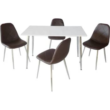 Bogdan Furniture Am Комплект Memo. bg BM-293-290М-1-2, кафяв/бял