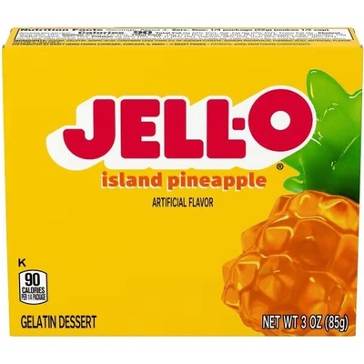 Jell-O instantní želatina s ananasovou příchutí 85 g