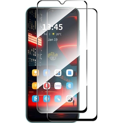 Два броя удароустойчив стъклен протектор за екран марка Enkay за Samsung Galaxy А17 5G/A26 5G - с черна рамка
