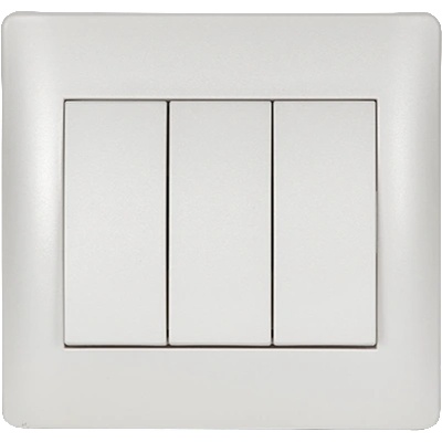 ELMARK Rhyme КЛЮЧ ТРОЕН СХ. 1 БЯЛ МЕТАЛИК (11721)