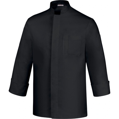 Egochef Готварска куртка DANIEL - унисекс, дишащ гръб Air Plus, черна (2087 002C)