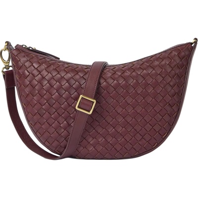 Kabelka Leo Maxi Dark Cherry Woven