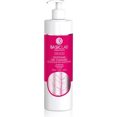 BasicLab Dermocosmetics Dermocosmetics Micellis успокояващ почистващ гел за чувствителна и зачервена кожа 300ml
