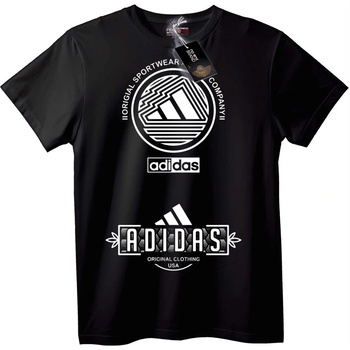NOONEBRAND Тениска Adidas Originals Спортна - 2XL, Black