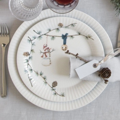 KÄHLER Dezertný tanier Hammersh i Christmas 22 cm