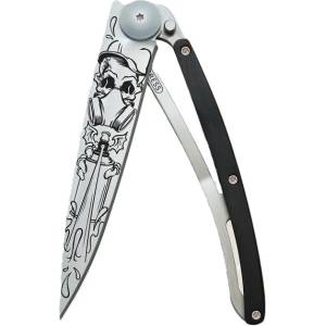 DEEJO 1cb103 tattoo / Ултралеко джобно ножче с дръжка от абаносово дърво (1cb103)