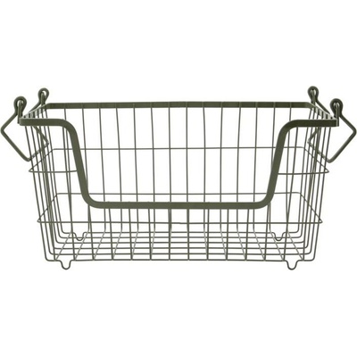 House Doctor Кошница за съхранение Taw с дръжки 18 см зелена (208051013)