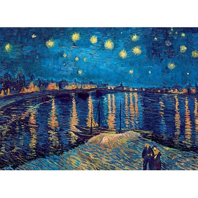 EUROGRAPHICS - Puzzle Van Gogh Vincent - Starry Night over the Rhône, 1888 - 1 000 piese