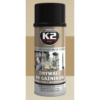 K2 ČISTIČ VENTILŮ, KARBURÁTORŮ A VSTŘIKOVAČŮ 400 ml