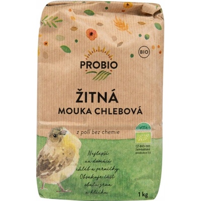PRO-BIO Žitná mouka na chleba BIO 1000 g