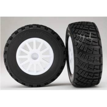 Traxxas колело 2.2/3.0", джанта Rally бял, гума Gravel (2)