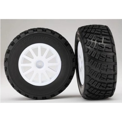 Traxxas колело 2.2/3.0", джанта Rally бял, гума Gravel (2)