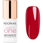 NEONAIL Ready In One 3in1 UV Gel Polish гел лак за нокти с диамантен прах цвят 12 One Berry Red 7.2ml