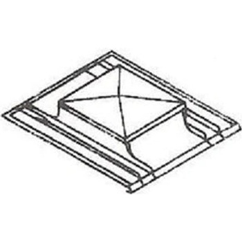 EVROmat Pozinkovaný střešní výlez 60 x 60 cm do ploché krytiny plechový poklop VI90000101