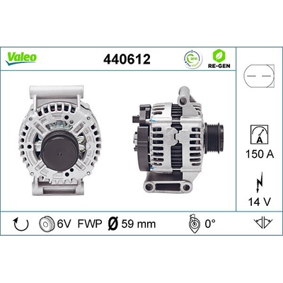 Alternátor VALEO 440612