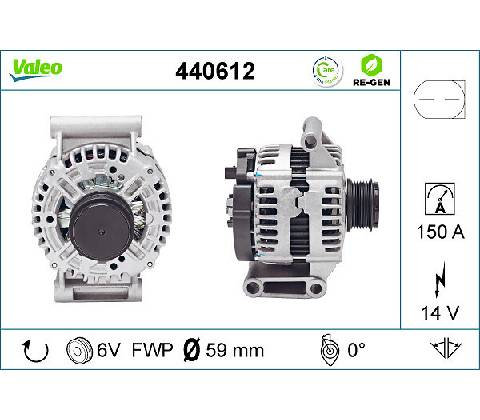 Alternátor VALEO 440612