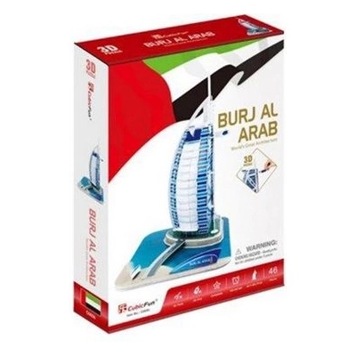 CubicFun Пъзел 3D Cubic Fun - Burj Al Arab, 46 части