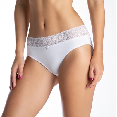 LAMA 2 броя бели бикини в големи размери- 400eh-45893-biaŁy - Бял, размер xxl