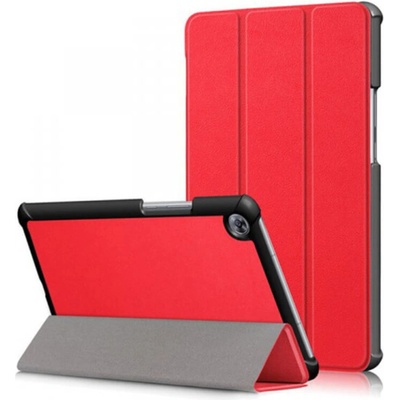SES 2v1 Smart flip cover + zadní plastový ochranný kryt Lenovo Tab M10 Plus 3.generace 15471 červený