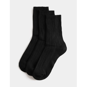 Marks & Spencer Термо чорапи до глезена Sumptuously Soft, 3 чифта Marks & Spencer черна Marks & Spencer | Cheren | ЖЕНИ | 3-5