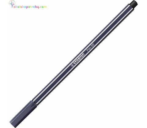 Stabilo Pen 68 tmavo modrošedá