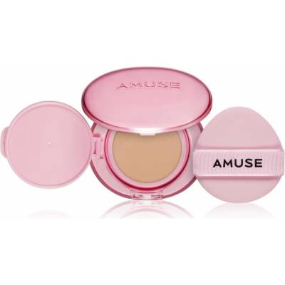 Amuse Dew Power Vegan Cushion 02 Healthy Rozjasňující make-up v houbičce 15 g