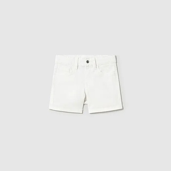 Mayoral Къси панталони 5 джоба памук в бял цвят за мини момче Майорал