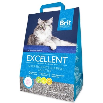 BRIT Бентонитова постелка Brit Fresh for Cats Excellent Ultra 10кг