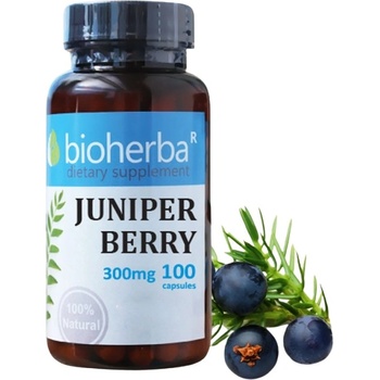 Image 1 of Bioherba Juniper Berry 300 mg [100 капсули]