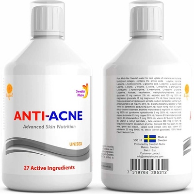 Swedish Nutra ANTI-ACNE proti akné 500 ml