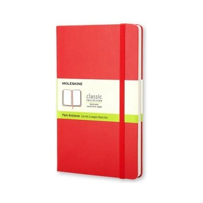 Moleskine Large Plain Hardcover Notebook Red | neuvedený autor