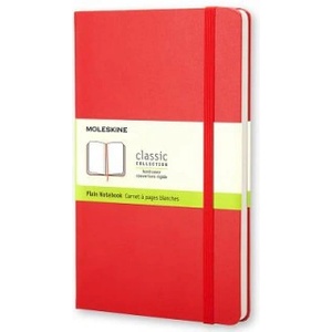 Moleskine Moleskine Large Plain Hardcover Notebook Red | neuvedený autor