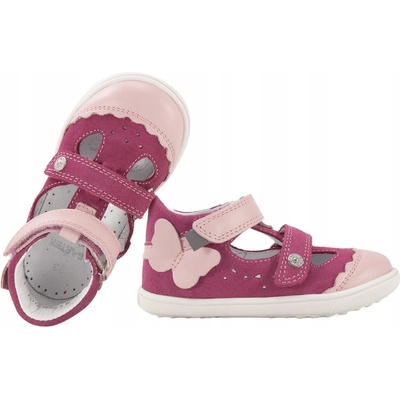 Bartek detské sandále z prírodnej kože ružové