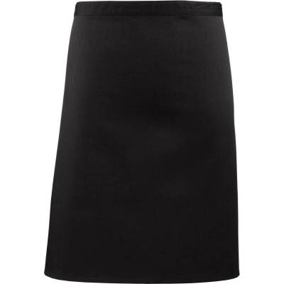 Premier zástěra Colours PR151 do pasu krátká černá