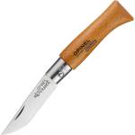 Opinel Сгъваем нож Opinel №3 Carbone, острие 4 см (111030-pe)