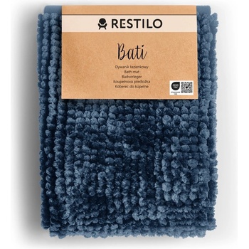 Restilo Тъмносиня постелка за баня , 50 x 70 cm Bati - AmeliaHome (190000565)